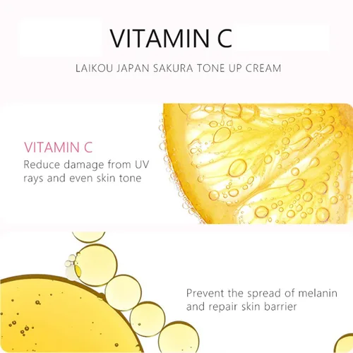 Vista 7 de Crema hidratante facial para tonificar, Sakura Essence Glow Crema hidratante facial de 1.06 onzas líquidas, piel seca y suave, ligera, nutritiva