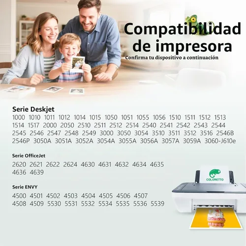 Vista 2 de Cartuchos de tinta 61XL compatibles con impresoras de tinta HP 61