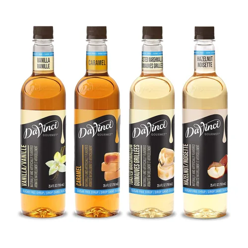 Vista 53 de DaVinci Gourmet - Jarabe de nueces de macadamia sin azúcar, 25.4 onzas líquidas (paquete de 4)
