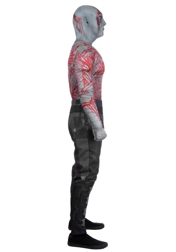 Vista 4 de Disfraz Deluxe para Hombre de Drax de Marvel Multicolor