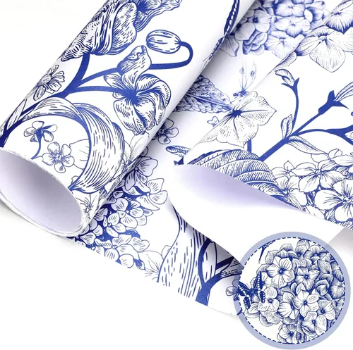 Vista 7 de Gersoniel 10 hojas de forros de cajones para aparadores, revestimientos de cajones perfumados, papel perfumado no adhesivo para estantes fragantes