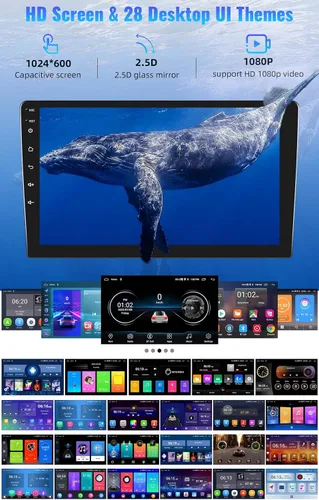 Vista 9 de 2G+64G para Nissan Sentra 2013-2017 Radio Android 13 Estéreo de coche con Apple CarPlay Android Auto Mirror Link Bluetooth 10.1 pulgadas HD pantalla