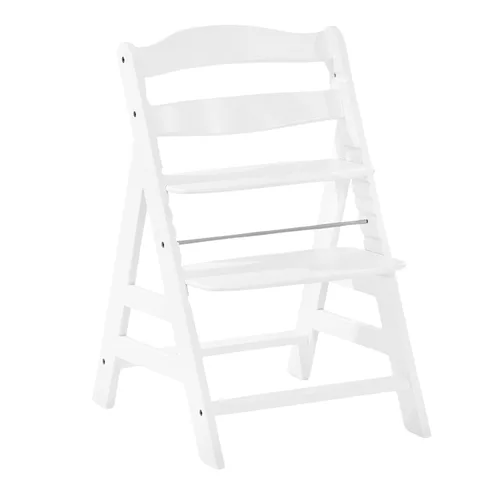 Vista 14 de hauck Alpha+ Grow Along - Trona elevada de madera de haya maciza con asiento ajustable, arnés de seguridad de 5 puntos y barra de parachoques
