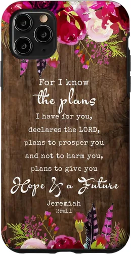 Vista 13 de for I Know The Plans I Have for You - Funda cristiana para iPhone 17 de Jeremías 29:11