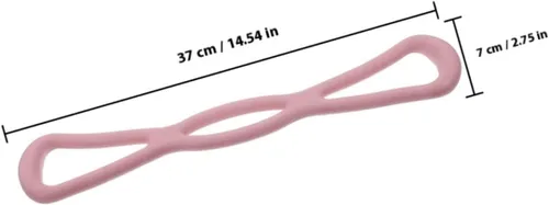 Vista 2 de PRETYZOOM Juego de 3 bandas elásticas de resistencia de alta elasticidad, bandas elásticas de entrenamiento pesado para ejercicio, pilates, yoga