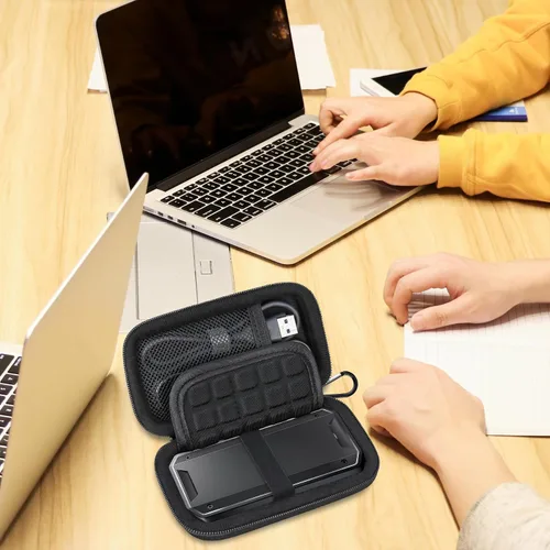 Vista 7 de Lacdo Estuche de transporte de disco duro para SanDisk Professional PRO-G40 SSD 1TB 2TB 4TB USB-C unidades externas de estado sólido EVA a prueba