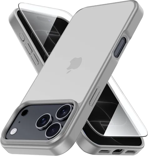 Vista 182 de Yriklso Funda 3 en 1 para iPhone Air, 1 protector de pantalla + 1 lente de cámara, a prueba de golpes para iPhone Air, protección contra caídas
