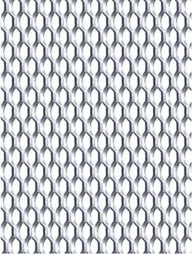 Vista 10 de Malla Universal de Plata de 40"x13" para Parrilla de Auto - Rejilla de Aleación de Aluminio para Vehículo, Agujeros Rómbicos de 1x2mm