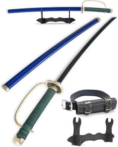 Vista 13 de Cold Blade Katana Sword - 41 inches Katana Replica with Holster Belt and Display Stand - Sword with Authentic Design