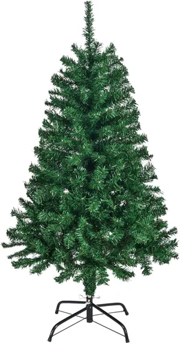 Vista 18 de Bonnlo - Pino de Navidad artificial, sin luces, blanco, de 5 pies, árbol de Navidad pequeño, decoración para fiesta, base de metal resistente