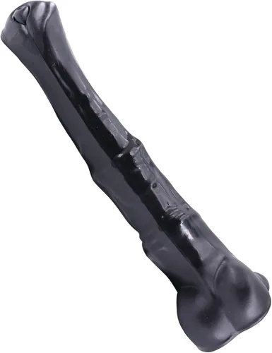 Vista 7 de Consoladro grueso de caballo, consolador animal negro enorme de 15 pulgadas, consolador anal largo con ventosa para parejas de hombres y mujeres