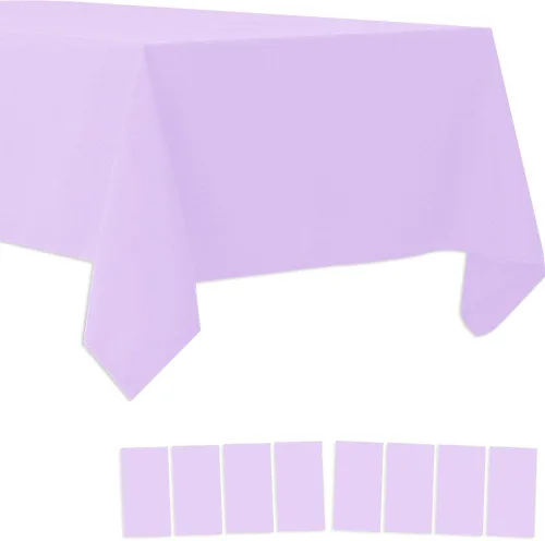 Vista 14 de Paquete de 2 manteles de plástico desechables, manteles de plástico para barbacoa, picnic, cumpleaños, bodas, fiestas, impermeables y a prueba