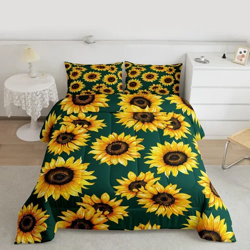 Vista 44 de Erosebridal - Juego de edredón Samurai, juego de ropa de cama al atardecer, edredón japonés de samurái cálido y suave, decoración de dormitorio