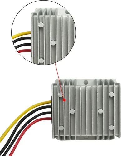 Vista 4 de Regulador convertidor de CC para carrito de golf, 36 V 48 V reductor de voltaje a 12 V, 20 A 240 W, módulo de fuente de alimentación CC/CC