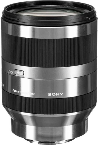 Vista 2 de Sony Alpha SEL18200 E-Mount 0.709-7.874 in F3.5-6.3 OSS Lente (Plata)