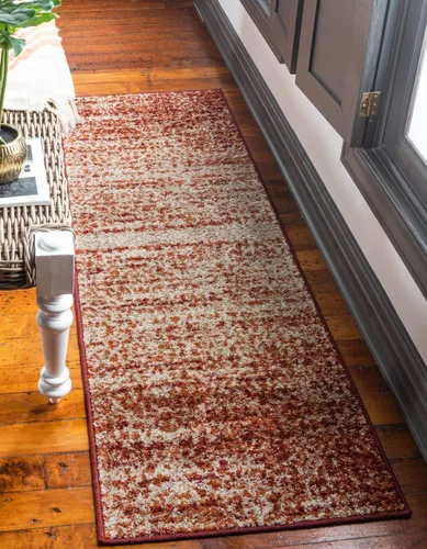 Vista 11 de Unique Loom - Tapete con diseño abstracto, informal, moderno y contemporáneo de la colección otoñal, rectangular de 2 x 3 pies, diseño rústico