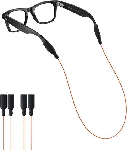 Vista 15 de Correa de lentes de sol para lentes Meta RayBan, patillas gruesas, correas para gafas, cordones para hombres, mujeres y niños, soportes para gafas