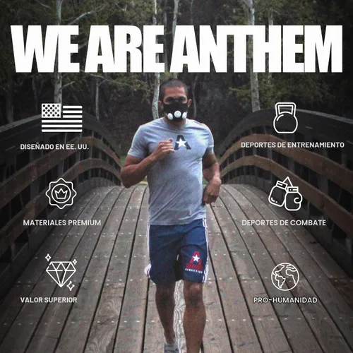 Vista 6 de Anthem Athletics Dominance - Pantalones cortos de entrenamiento para hombre Negro
