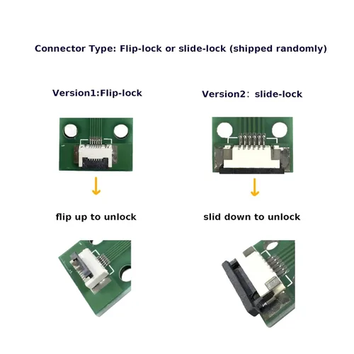 Vista 4 de MTCELL 6 unids FFC FPC PCB Converter Board 4 Pin 0.039 in Pitch to Dip 0.100 in para FCC Cable Par Extender Adaptador