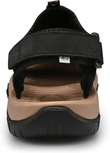 Vista 5 de Men's Sport Sandals Outdoor Hiking Sandals Closed Toe Water Sandals Casual Lightweight Summer Breathable Beach Shoes