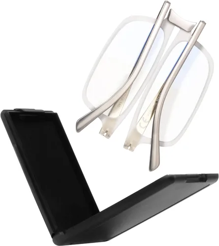 Vista 9 de SKYOAK Gafas de Sol de Lectura Plegables Irrompibles Evolucionadas para Mujeres y Hombres con Bloqueo de Luz Azul Anti UV Anti Fatiga Ocular