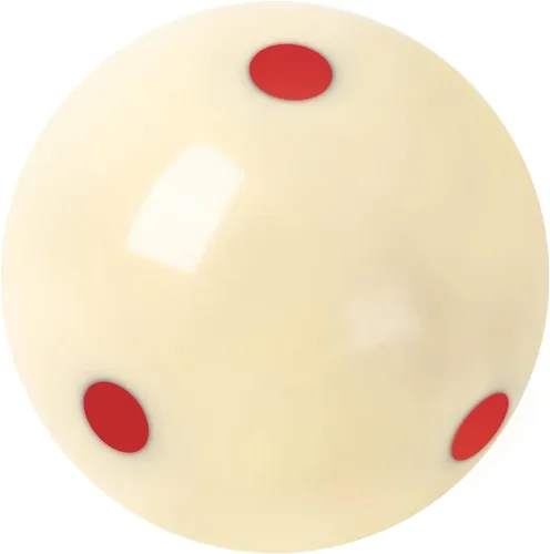 Vista 10 de GSE Billiard Training Cue Ball, AAA-Grade PRO Cup Standard Pool Cue Ball 2 puntos negros