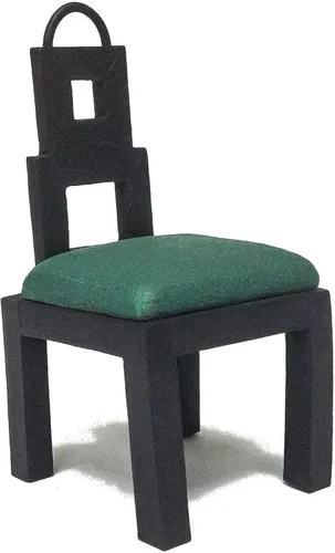 Vista 3 de Take a Seat Racing Silla roja resina menta en caja