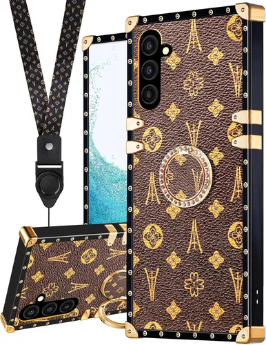 Vista 9 de Loheckle Funda para Samsung Galaxy Note 9 para mujer, diseño con soporte de anillo y cordón, elegante funda de lujo de abejas para Samsung Note 9 6.4