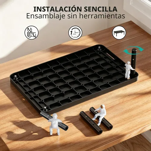 Vista 6 de WALI Soporte para monitor de computadora para escritorio, elevador Negro