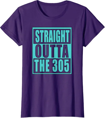 Vista 7 de Miami Straight Outta The 305 Funny South Florida Fan - Camiseta
