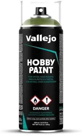 Vista 4 de Vallejo - Pintura en aerosol para afición Fantasy Color Púrpura Alien 400 ml (13.5 fl.oz.) Crea un acabado mate y autonivelante perfecto