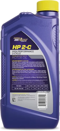 Vista 2 de Royal Purple ROY01311 HP 2-C Aceite de alto rendimiento de 2 tiempos 01311-1 QT