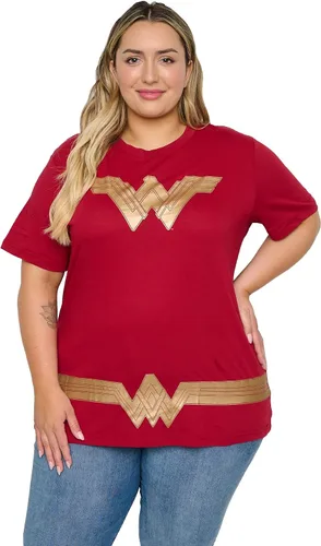 Vista 5 de DC Comics Camiseta de talla grande con logotipo gráfico estampado de disfraz
