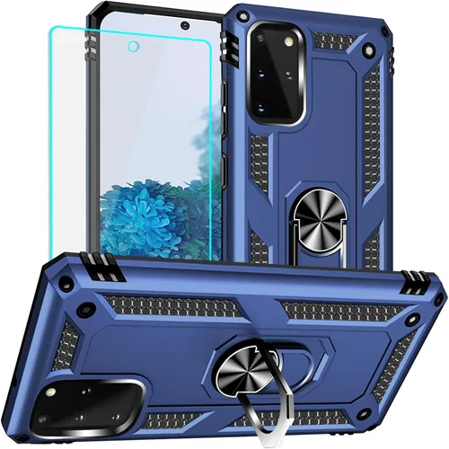 Vista 20 de Yiakeng Funda para Samsung Galaxy S20 FE, funda Galaxy S20 FE 5G con protector de pantalla HD, fundas protectoras de grado militar con anillo