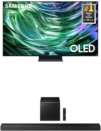 Vista 14 de Samsung - Smart TV OLED 4K de la serie S90D de 55 pulgadas, con HDR+, Dolby Atmos, sonido de seguimiento de objetos Lite, Motion Xcelerator, Real