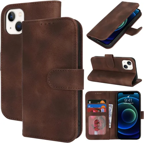Vista 17 de Funda tipo cartera para iPhone 8 Plus iPhone 7 Plus con tarjetero para iPhone 8 Plus, funda tipo cartera para mujeres y hombres, de piel sintética