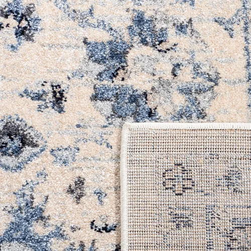 Vista 9 de SAFAVIEH Colección Charleston Alfombra de Acento - 2 pies x 5 pies, Gris & Gris Oscuro, Diseño Oriental con Efecto Desgastado, No Desprende Pelusa