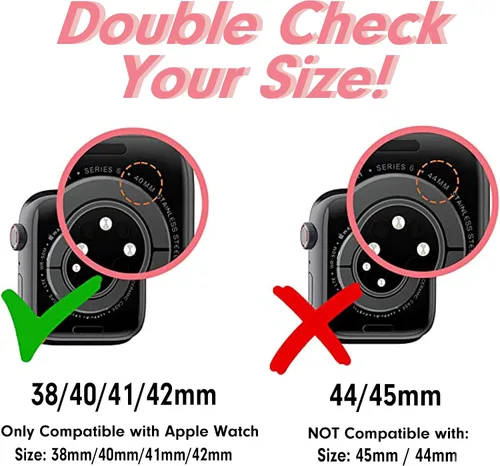 Vista 6 de Correa Sonix para Apple Watch - Oficialmente Licenciada, Compatible con Apple Watch de 41 mm / 40 mm / 38 mm