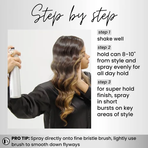 Vista 4 de Kenra Professional Platinum Finishing Spray 26 Maximum Hold Hairspray Fast-drying, Non-Flaking, Non-Drying Humidity-Resistant All-Day