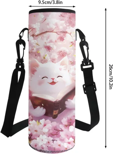 Vista 6 de Cat Book Cherry Blossom Print 4 Piece Backpack Set for Child, Multifunctional Laptop Backpack Lightweight School Supplies Rucksack Outdoor Daypack