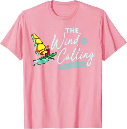 Vista 95 de Windsurfing Board Camiseta Windsurfer, Negro