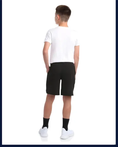 Vista 7 de Reebok Pantalones cortos de baloncesto 2 en 1 con forro de compresión y bolsillos, pantalones cortos deportivos para niños para gimnasio y correr