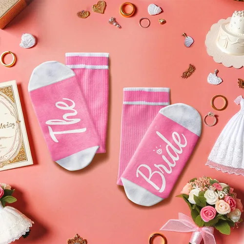 Vista 4 de Wedding Socks for Women Teen Girls - Bride Gifts Mother of The Groom Bride Gifts