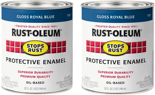 Vista 51 de Carbón gris brillante Rust-Oleum (7784502) contra el óxido 32 onzas, 7784502 Gris carbón brillante