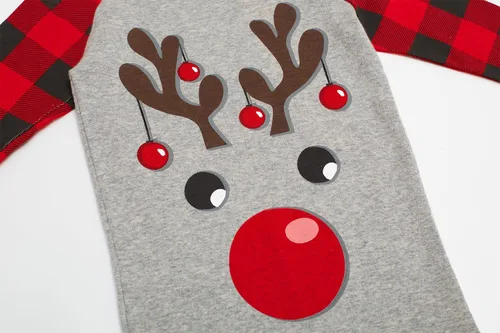Vista 17 de Demifill Conjunto de pijamas de Halloween para niños y niñas, pijamas de Navidad, ropa de dormir para niños y niñas