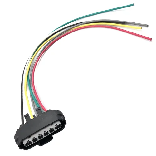 Vista 4 de FainWan Coleta del cuerpo del acelerador Coleta de 6 vías Conector de reparación del sensor de posición del acelerador TPS de 6 pines 90980-11858