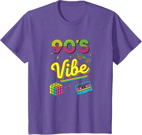 Vista 41 de 90s Nostalgia Retro Apparel - 90'S Vibe Retro T-Shirt Negro