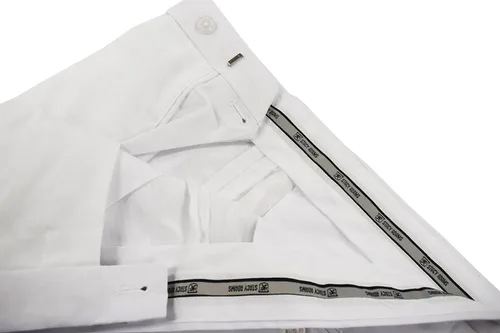 Vista 4 de STACY ADAMS Conjunto de camisa y pantalón de lino para hombre