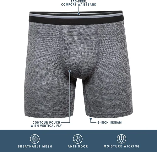 Vista 2 de Gildan Ropa interior moderna Driftknit para hombre, 2