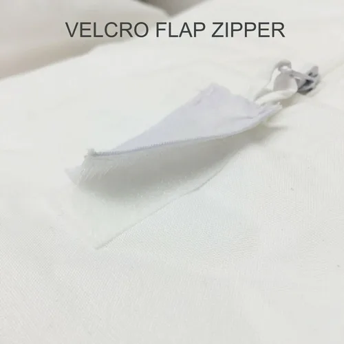 Vista 3 de Cobertor para colchón con cierre zipper, protección contra chinches y ácaros, hipoalergénico, Microfibra, Blanco, Completo